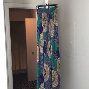 Tube top maxi dress